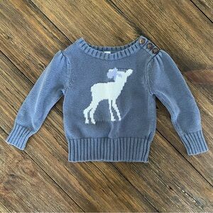 Old Navy intarsia knit deer sweater